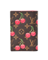 Louis Vuitton x Murakami Passport Cover, &pound;375, Accessories, Brown/Red, Canvas, Back view